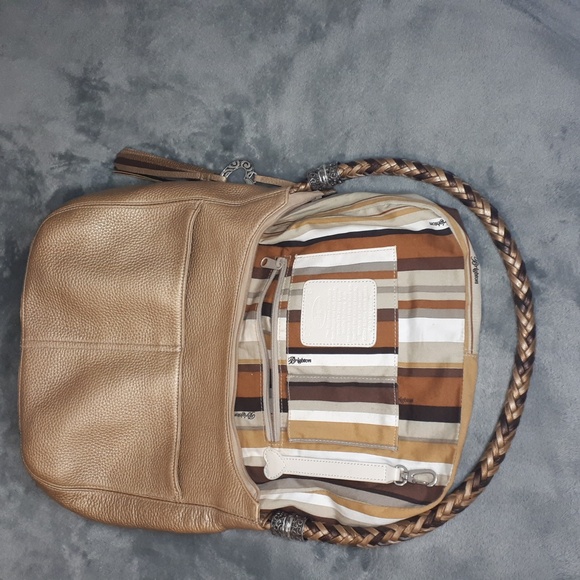 Brighton~Barbados Braided Hobo - Picture 8 of 9